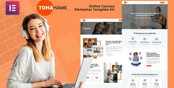 Tomahawk – Online Courses Elementor Template Kit
