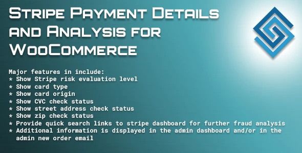 Stripe Payment Details and Analysis for WooCommerce
