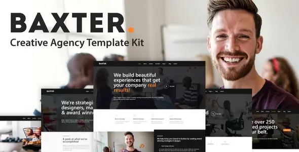 Baxter – Creative Agency Elementor Template Kit