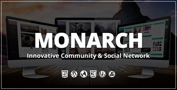 Monarch – Innovative WordPress Community Theme