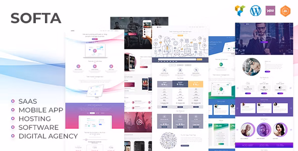 Softa - SaaS, Software & WebApp WordPress